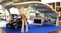 Design-Solar-Carport der ClickCon GmbH auf der Intersolar 2015
