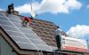 <p><span style="color: #333333; font-size: 13px;"><span style="color: #808080;">Aufdach-Montage eines Modulfeldes<br><strong>Handwerksbetrieb:</strong> Bachstein-Solar**</span></span></p>