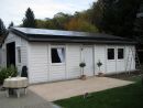6,24 kWp Anlage auf Werkstattgebäude - leichte Verschattung durch Bäume aus Osten